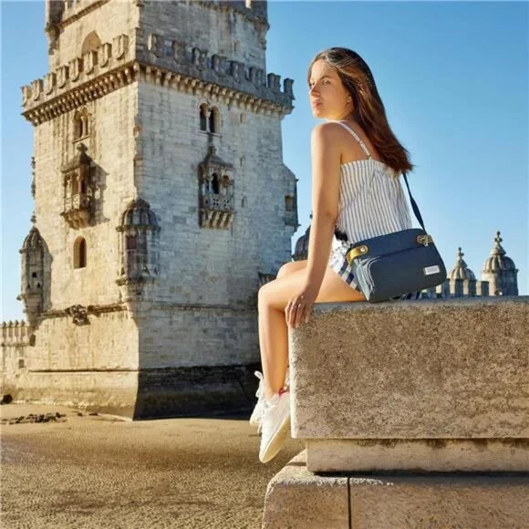 Anti-Theft Heritage Small Crossbody Bag